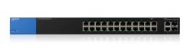 Switch de Rede LGS326 Gerido 1000 Mbit/s Preto/Azul - LINKSYS