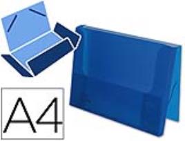 Pasta de Elasticos Beautone c/ Lombada Rigida, Azul