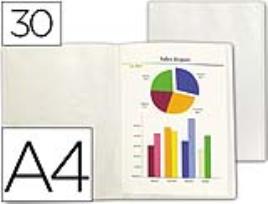 Capa Catalogo Din A4 c/ 30 Bolsas Transparente