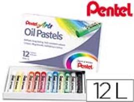 Pasteis de Oleo Pentel Arts 12 Cores