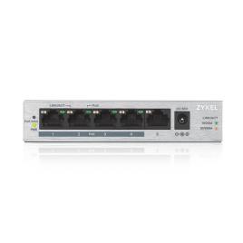 Zyxel GS1005HP NÃO-GERIDO Gigabit Ethernet (10/100/1000) Prateado Power Over Ethernet (poe)