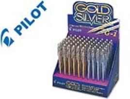 Caneta  G-1 -Ouro-Prata -Expositor c/ 60