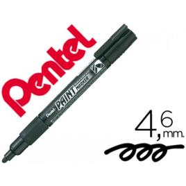 Marcador Mmp20 Paint Pentel Vidro e Plástico Preto 12 Unidades