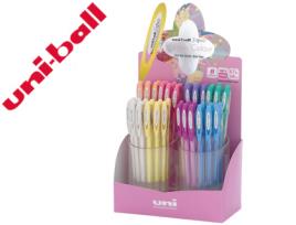 Roller Uni Ball Um-120 Signo 0,7 mm Tinta Gel Expositor D e 48 Cores Pastel