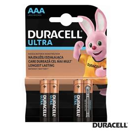 Pilha Alcalina LR03/AAA 1.5V 4x Blister Ultra DURACELL