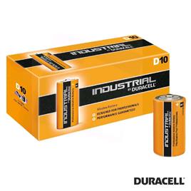 PILHA ALCALINA LR20/D 10X INDUSTRIAL DURACELL
