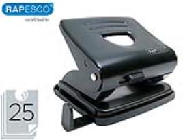 Furador  825 Metal Preto 2 Furos Capacidade 25 Folhas