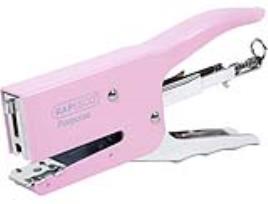 Agrafador Rapesco Alavanca Porpoise Capacidadee 40 Folhas Usa Agrafos 24/6-8 e 26/6-8 Cor Rosa
