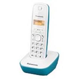 Telefone sem fios Panasonic Corp. KX-TG1611SPC DECT Branco Turquesa Âmbar