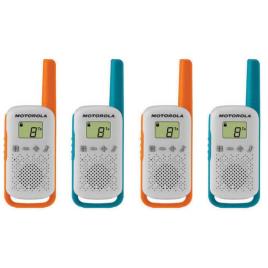 Talkabout rádios PMR portátil T42 QUAD PACK 4 pcs set