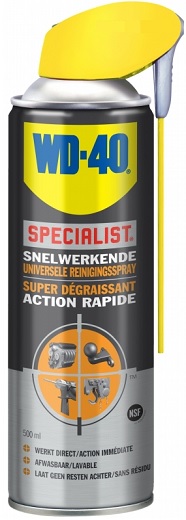 Spray Desengordurante Dupla Acção 500ml (SPECIALIST) - WD-40