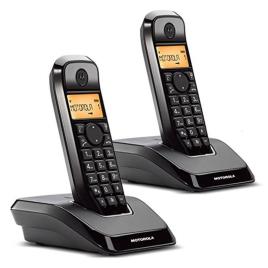 Telefone Motorola S1202 (2 pcs) - Branco