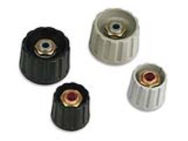 Botão Cinza Ø21mm p/ Potenciometros - 