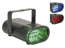 Strob Mini Luz em Movimento (10 LEDs RGB) -  POWER