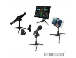 Suporte de Mesa p/ Microfone, Smartphone e Tablet -  POWER