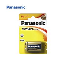 PILHA ALCALINA PANASONIC BRONZE 6LR61 9V  (BLISTER 1 PILHA)
