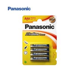 PILHA ALCALINA PANASONIC BRONZE LR-03 (BLISTER 4 PILHAS)