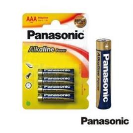 BATERIA PANASONIC LR03 AAA ALCALINO 4 UNIDADES