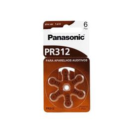 Pilha Zinco Pr312 1.4v Blister 6 Panasonic