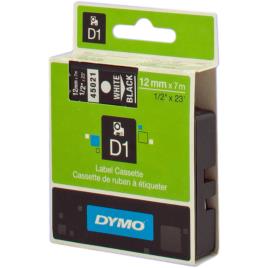Dymo S0720610 (45021) blanco sobre negro original