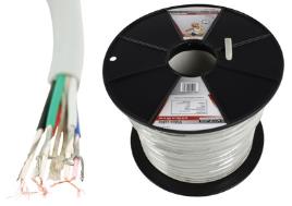 Bobine Cabo Profissional Video 5 Condutores x Coaxial 75 Ohm (100 mts)