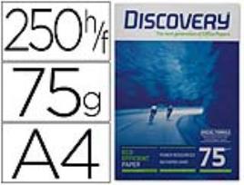 Papel Fotocopia Discovery Fast Pack Din A4 75 Gr Papel Multiuso Tinteiro e Laser (2500 Folhas)