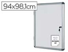 Vitrina Bi-Office de Anuncios Fundo Magnetico Extraplana de Interior 940X981 mm