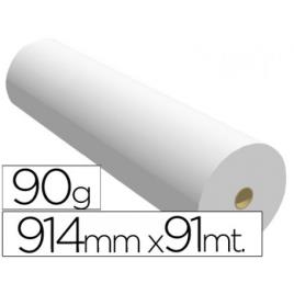 Papel Plotter 90Grs 914mmx91mts A0 Branco 