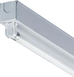 Armadura p/ Lampada Fluorescente T8 1,20 mts 36W c/ Balastro