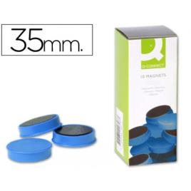 Ímans Para Quadro Magnético 35mm (10 Unidades) Azul