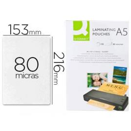 Bolsa Plastificação Térmica 153x216mm A5 80 Microns 100 Unidades