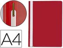 Pasta Dossier  Fastener em Plastico Din A4 Vermelho