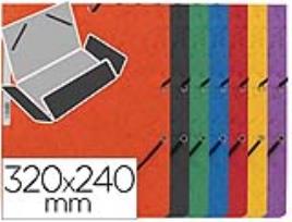 Capa A4 Com Elásticos Cartão e Abas Cores Sortidas 