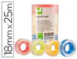Fita Adesiva  c/ Man Dril de Cor 25 Mt X 18 mm Pack de 4 Cores