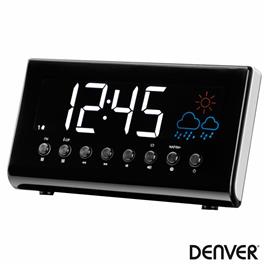 Relógio Despertador Am/Fm/Temp Visor Led Denver