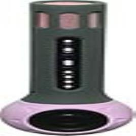 Microfone  Electronics KMS-10 Bluetooth 2000 mAh - Cor de Rosa