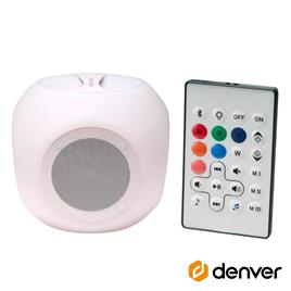 Coluna Bluetooth Portátil Bat/Mp3 C/ Efeitos Luz DENVER