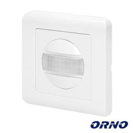 Detetor De Movimentos Pir P/ Encastrar Branco ORNO