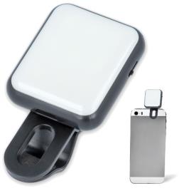 Flash LEDs Selfies Clip p/ Smartphones