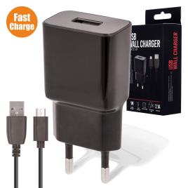 Alimentador Compacto Fast Charge Usb 5v 2a