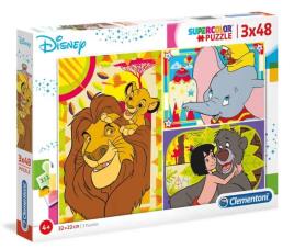 Quebra-cabeça Disney Classic 3x48 Peças One Size Multicolor