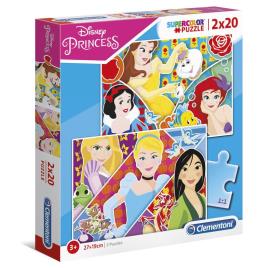 Disney Princess Maxi Puzzle 2x20 Pieces One Size Multicolor