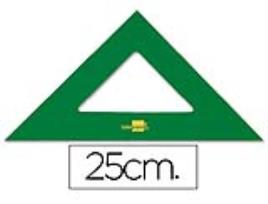Esquadro 25 cm Plástico Verde