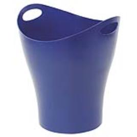 Cesto Papéis Makro Plástico Oval Azul Escuro