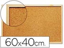 Quadro de Cortica Q-connect com Caixilho em Madeira 400x600mm