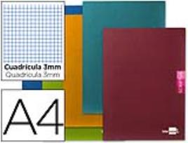 Caderno Escolar Scriptus 48 Folhas Din A4 Quadricula 3 mm Papel 90 gr com Margem