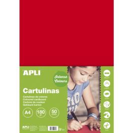 Cartolina Vermelho A4 210 X 297mm 50fls