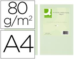 Papel de Cor Q-connect Din A4 80 gr Verde Pack de 500 Folhas