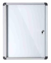 Vitrine Interior 36x49cm Enclore Extra Fundo Magnético Branco