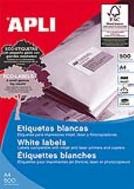 Etiquetas Autocolantes 105x29 mm 500 Folhas 